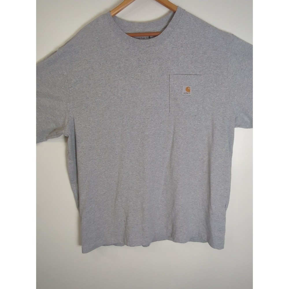 CARHARTT MEN'S LOOSE FIT HEAVYWEIGHT COTTON SHORT-SLEEVE POCKET T-SHIRT 2 XL